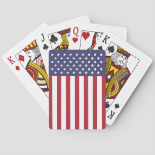 American Flagga Large Easy to Read Casinokort