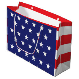 American Flagga Large Gift Bag Red White och Blue