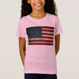 American Flagga Liberty Shirt Girls T Shirt