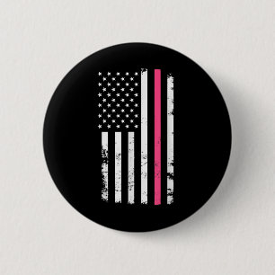 American Flagga Line for Breast Cancer Knapp