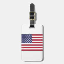 American Flagga Luggage Tag
