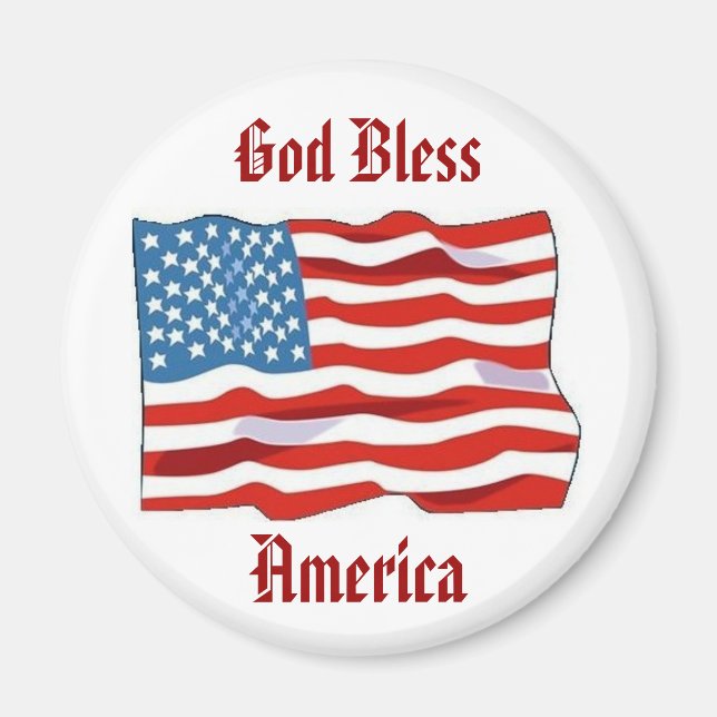 American Flagga Magnet (Framsidan)