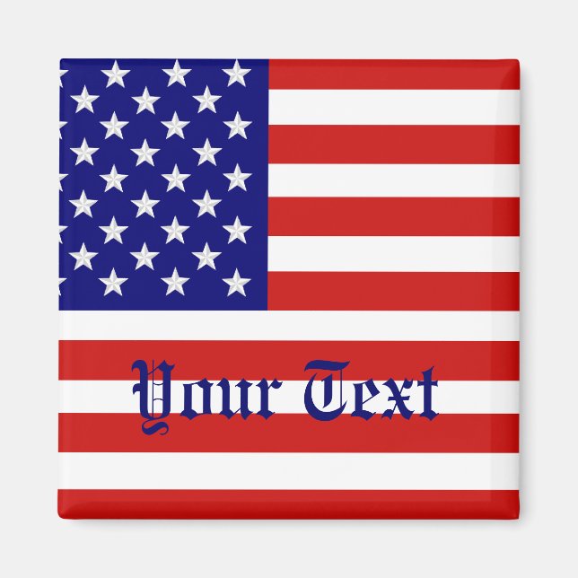 American Flagga Magnet Template 2 (Framsidan)