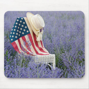 American Flagga med Hat på ordförande Musmatta