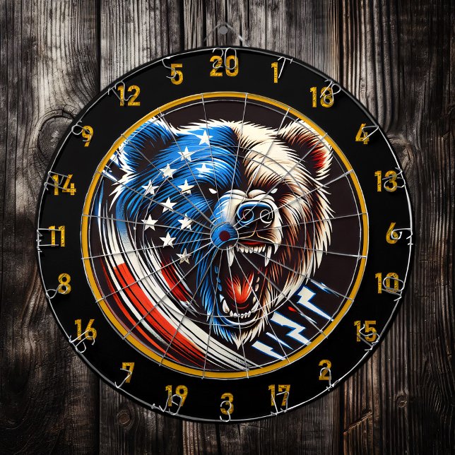 American Flagga Meets Roaring Fury Darttavla (Skapare uppladdad)