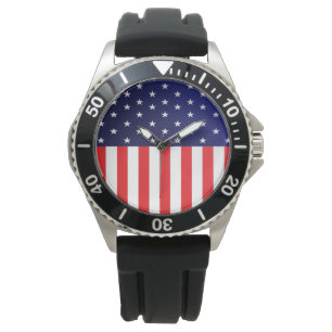 American Flagga Monogram Pocket Watch Armbandsur