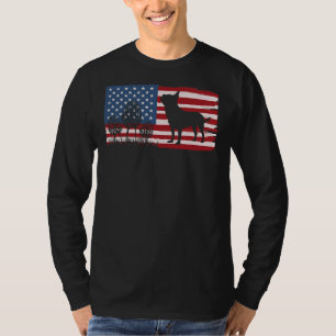 American Flagga Morel Mushroom Amp Chihuahua Mushr T Shirt