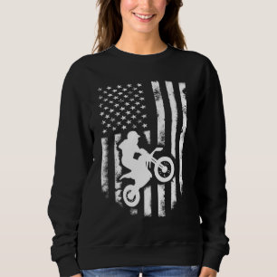 American Flagga Motorcross Braap Dirt Bike Off Roa T Shirt