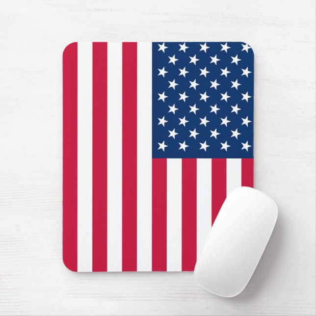 American Flagga Mouse Pad Musmatta (Med mus)