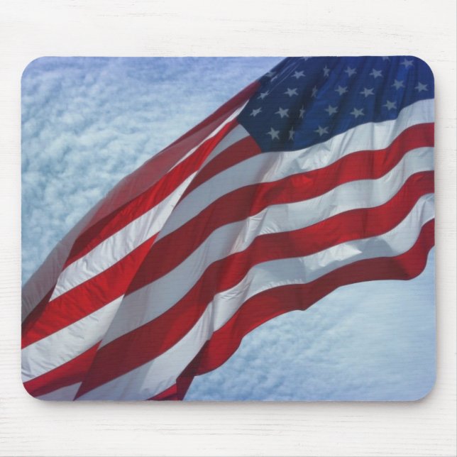 American Flagga Mouse Pad Musmatta (Framsidan)