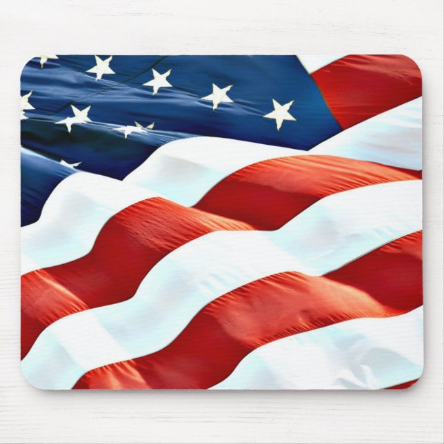 American Flagga Mousepad Musmatta (Framsidan)