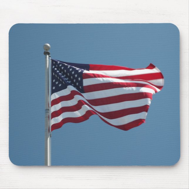 American Flagga Mousepad Musmatta (Framsidan)