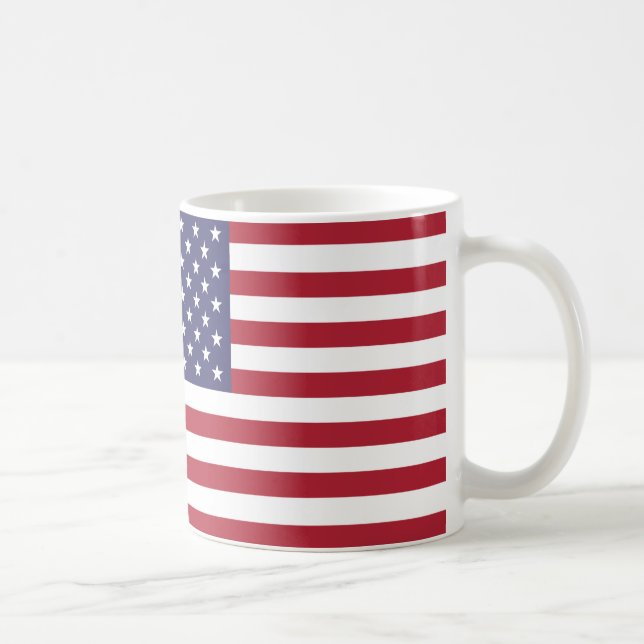 "American Flagga Mugg - Patriotic Stars och stripe (Höger)