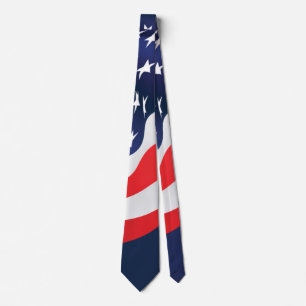 American Flagga Neck Tie Slips