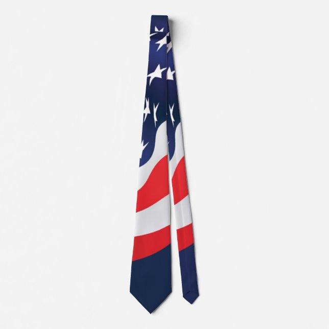 American Flagga Neck Tie Slips (Framsida)