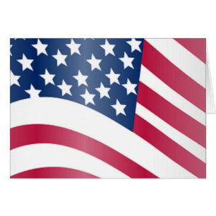 AMERICAN FLAGGA OBS KORT