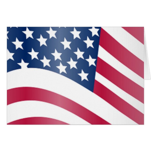 AMERICAN FLAGGA OBS KORT (Framsidan Horizontal)