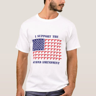 American-Flagga-of-Guns-Pistol—2nd-Amendment T Shirt