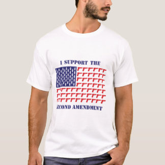 American-Flagga-of-Guns-Pistol—2nd-Amendment T Shirt