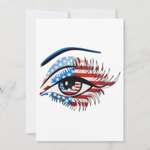 American flagga öga,Patriotic Sublication Clipart Tack Kort