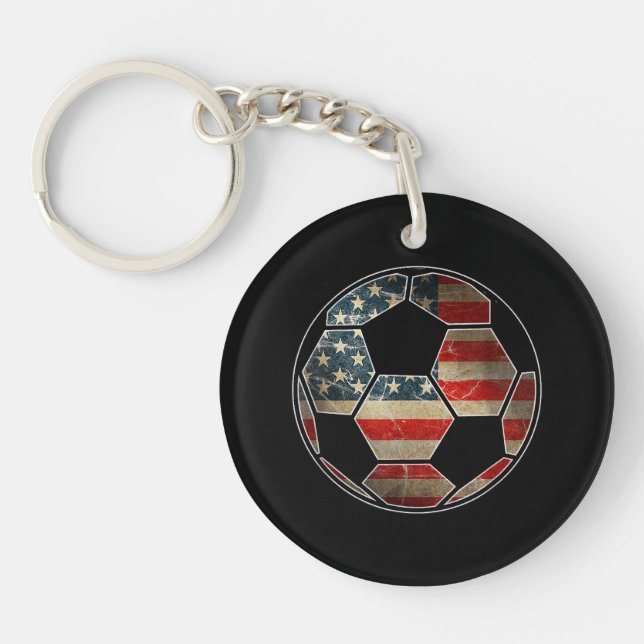 American Flagga on Soccer Ball - Ocer Ball Flagga (Framsidan)