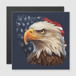 American Flagga Örn Magnet