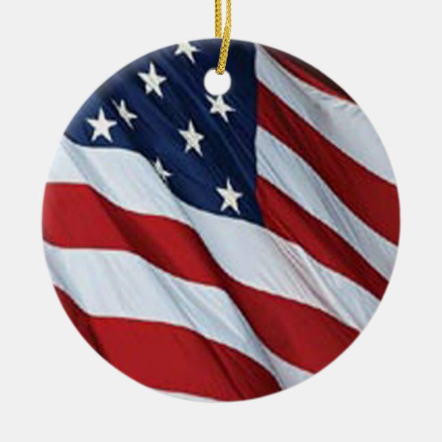 American Flagga Ornament (Framsidan)