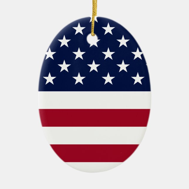 American Flagga Ornament (Framsidan)