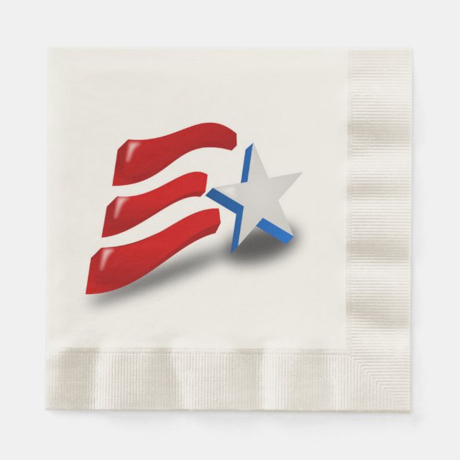 AMERICAN FLAGGA PAPPERSSERVETT (Framsidan)