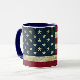 American Flagga Patriotic Coffee Mugg