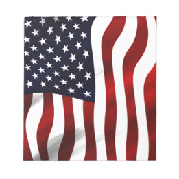 American Flagga Patriotic Independence day Anteckningsblock