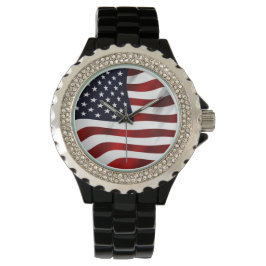 American Flagga Patriotic Independence day Armbandsur