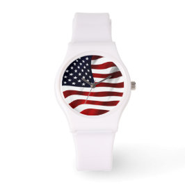 American Flagga Patriotic Independence day Armbandsur