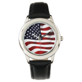 American Flagga Patriotic Independence day Armbandsur