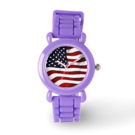American Flagga Patriotic Independence day Armbandsur