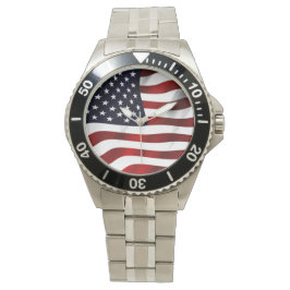 American Flagga Patriotic Independence day Armbandsur