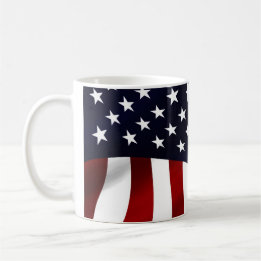 American Flagga Patriotic Independence day Kaffemugg