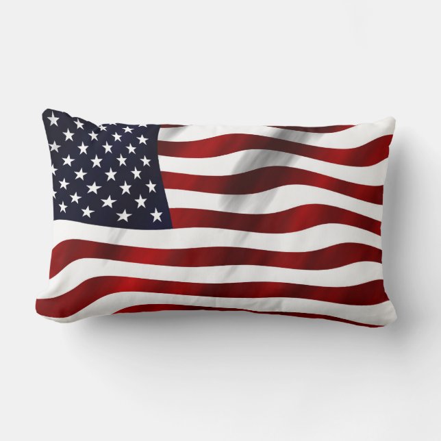 American Flagga Patriotic Independence day Lumbarkudde (Framsida)