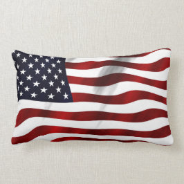 American Flagga Patriotic Independence day Lumbarkudde