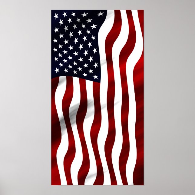 American Flagga Patriotic Independence day Poster (Framsidan)