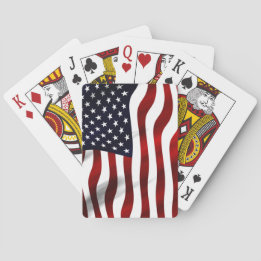American Flagga Patriotic Independence day Spelkort
