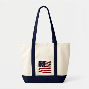 American Flagga Patriotic Independence day Tygkasse