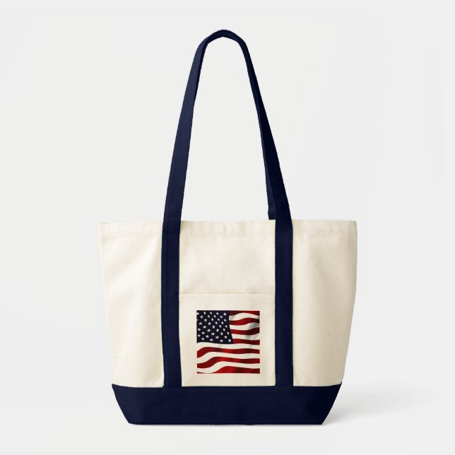 American Flagga Patriotic Independence day Tygkasse (Framsidan)