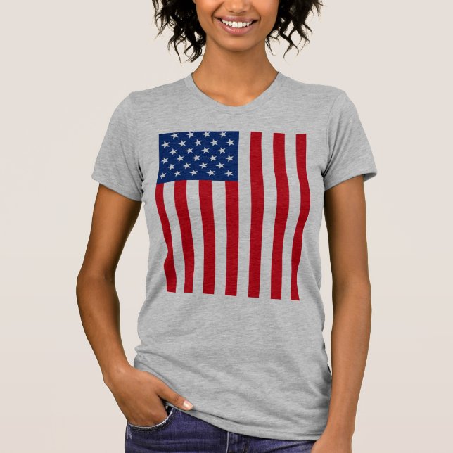 American Flagga Patriotic Tee (Framsida)