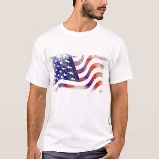 American Flagga Patriotic Vintage Design T Shirt