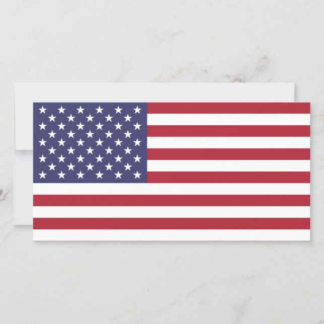 American Flagga Photo Card (Framsida)