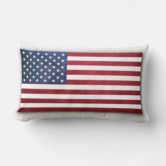 American Flagga Pillow Lumbarkudde (Framsida)