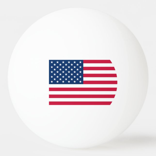 American Flagga Ping Pong Boll USA Patriotic (Framsidan)