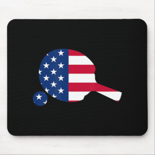 American Flagga Ping Pong Bord Tennis Player Equip Musmatta