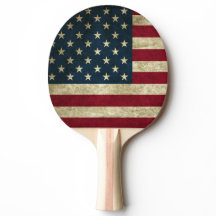 American Flagga Ping Pong Paddle
